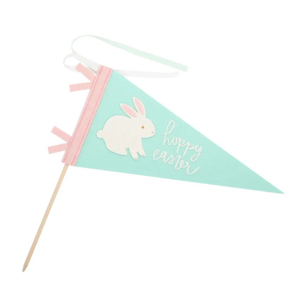 My Minds Eye! 15” Felt Pennant! Easter Spring! Brand New!